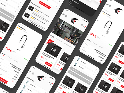 Lunit - ecommerce mobile design