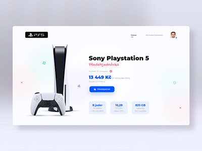 Sony PlayStation 5 - Landing page