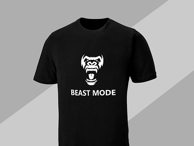 Beast mode T shirt design