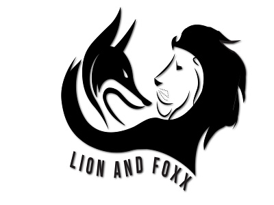 Lion Foxx designLion Foxx design artwork design fox illustration lion simple vector