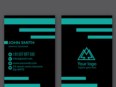 business card design template