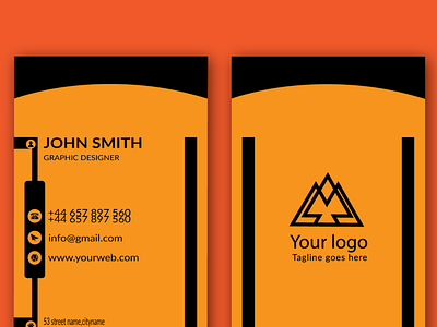 Modern & simple business card design