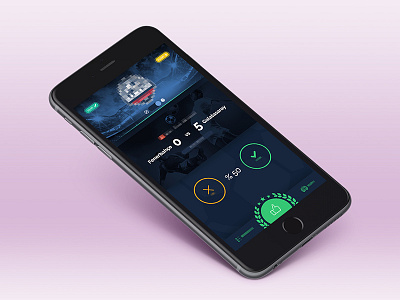 Match & Vote football match mobile sport ui ux vote
