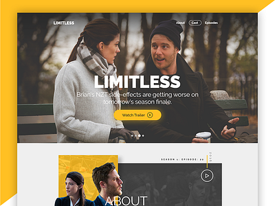 Limitless (TV Series): Web Concept brain clean episode limitless ui web work