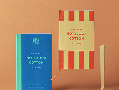 Free Cotton Psd Notebook Mockup notebook mockup pen