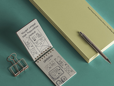 Notepad Mockup designs, themes, templates and downloadable graphic ...
