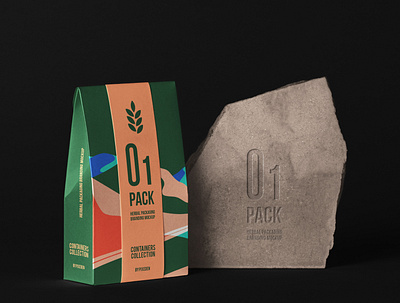 Free Herbal Psd Bag Packaging Mockup bag mockup