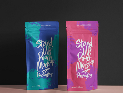 Free Psd Pouch Packaging Mockup Set pouch design pouch mockup pouch packaging