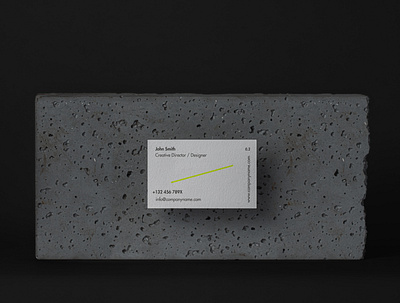 Free Stone Psd Business Card Mockup business card design business card mockup business card mockups business card psd