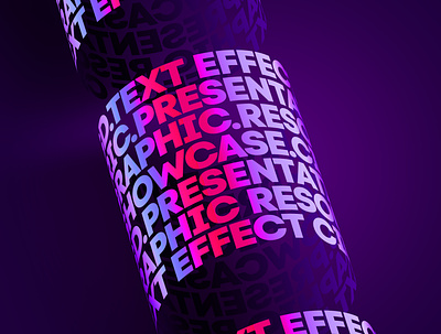 Free Cylindric Psd Text Effect 3d text effect text effect