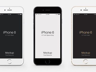 iPhone 6 Psd Vector Mockup