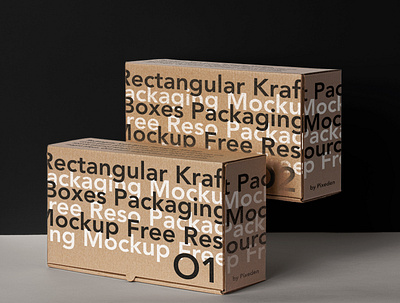 Free Rectangular Psd Box Packaging Mockup box mockup packaging mockup rectangular box