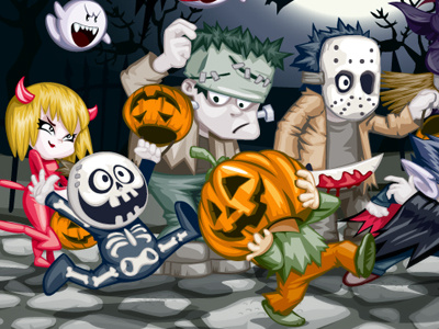 Halloween Vector Art Pack (Freebie) halloween halloween vector