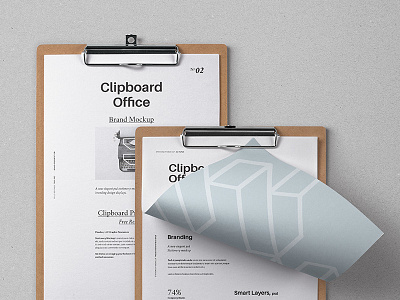 Free Psd Clipboard Stationery Mockup