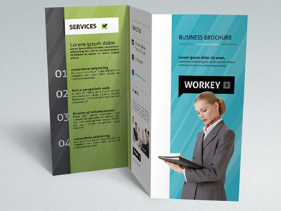 Corporate Tri Fold Brochure Template (Freebie)
