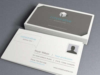 Corporate Business Card Vol 2 (Freebie) business card corporate modern