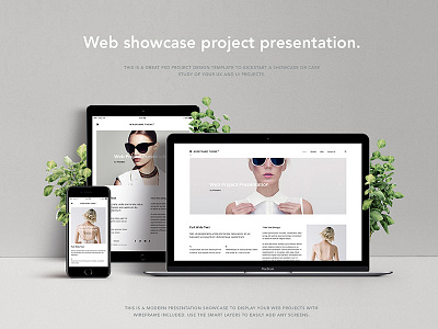 Free Psd Screen Web Showcase