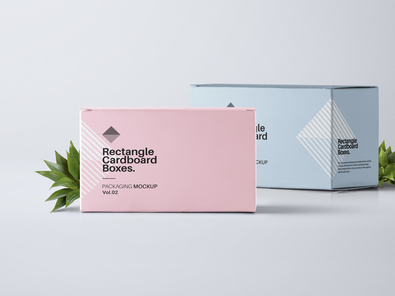 Download Free Rectangular Psd Box Mockup Vol2 by Pixeden on Dribbble