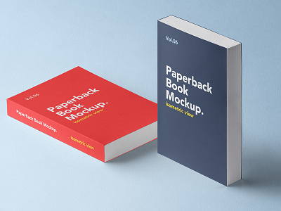 Free Paperback Psd Book Mockup by Pixeden on Dribbble