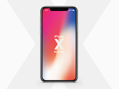 Free iPhone X Psd Mockup Vector