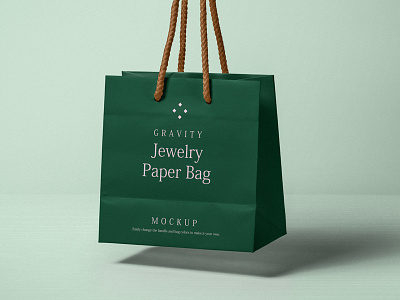 Free Psd Gravity Paper Bag Mockup