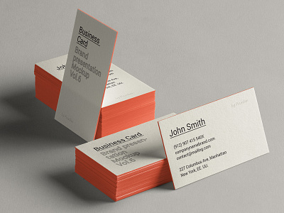 Free Psd Business Card Brand Mockup brand business card mockup psd