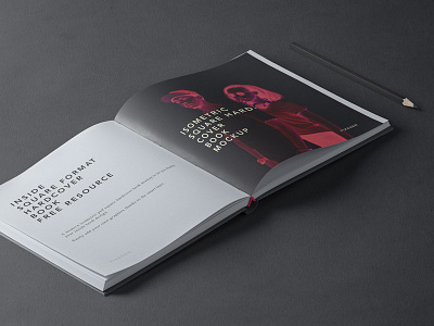 Free Square Psd Hardcover Book Mockup 2 book hardcover mockup psd square