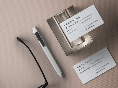 Free Psd Business Card Branding Mockup