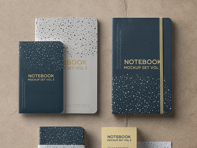 Free Psd Notebook Mockup Set