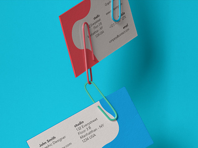 Free Clipped Psd Business Card Mockup