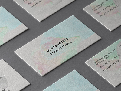 Free Psd Business Card Branding Mockup