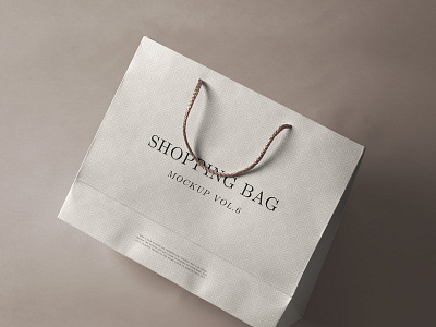 Front View Fabric Shopping Bag Mockup - Design Cuts