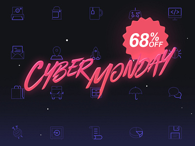 Orion Cybermonday Dribbble cybermonday icons design icons pack icons set