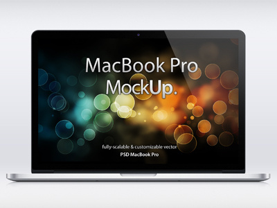 MacBook Pro Retina Psd Mockup (Freebie)