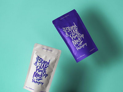 Free Stand-Up Psd Pouch Packaging Mockup packaging mockup pouch mockup