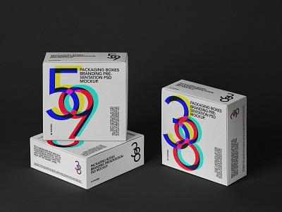 Box Packaging Mockup Designs Themes Templates And Downloadable Graphic Elements On Dribbble