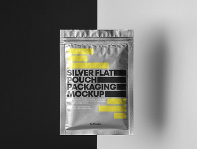 Free Flat Psd Pouch Packaging Mockup pouch mockup