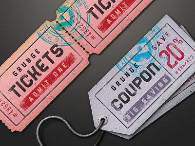 Coupon & Ticket PSD coupon psd ticket