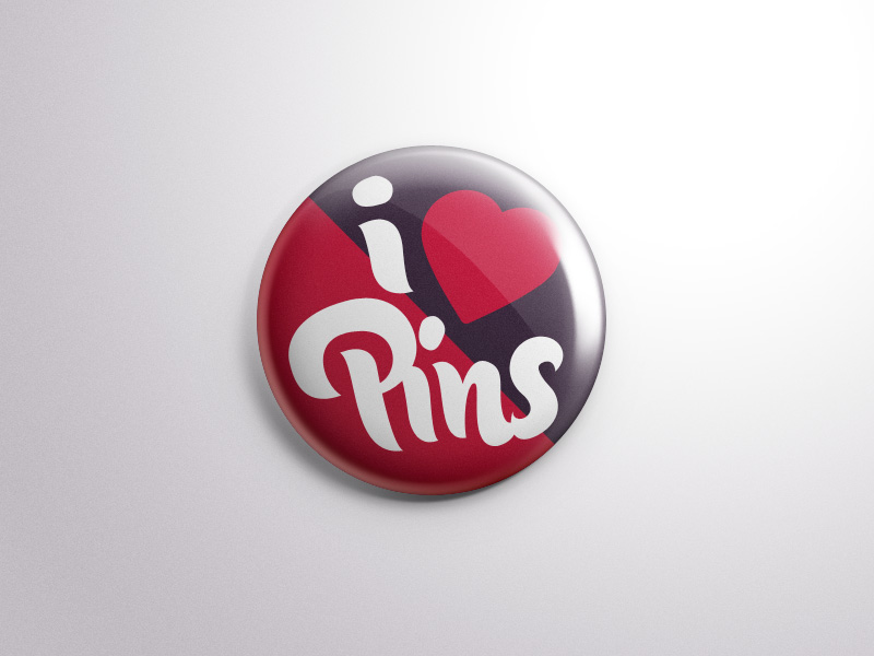Download Free Psd Button Badge Pin Mock-Up by Pixeden on Dribbble