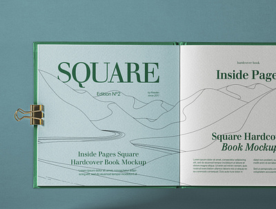 Free Open Square Psd Catalog Mockup book book mockup catalog catalog mockup square book mockup