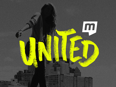 Merge United fesyuk god hand drawn illustration jesus lettering logo marco marker merge type typography