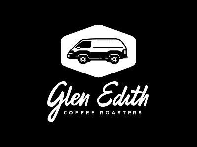 Glen Edith Coffee Roasters brand coffee fesyuk hipster icons illustration logo marco parlor pour roast van