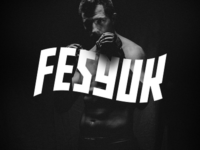 Fesyuk black fesyuk fight font illustration king marco mma russian text word