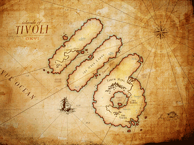 1·1·6 - Island Map (gif) 116 1:16 fesyuk gif gospel illustration island jesus logo map marco ocean ship