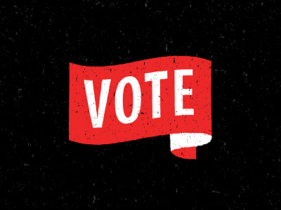 VOTE black brand campaign fesyuk flag illistration logo marco red register typography vote