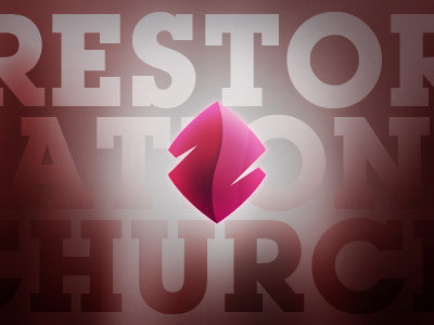 Restoration Church Logo church fesyuk illustration jesus logo marco red restoration