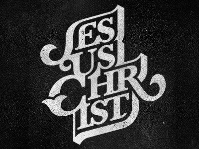 Jesus Christ christ fesyuk gospel illustration jesus marco type typography
