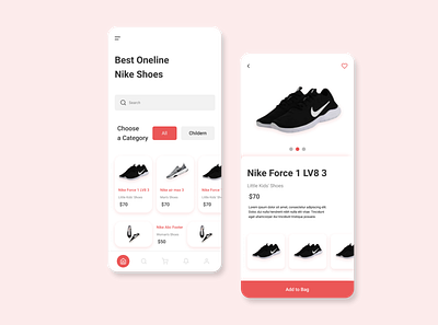 Nike Shoes Mobile apps e commarce app e commerce apps figma mobile app design mobile apps nike mobile apps oneline apps shoes apps ux design