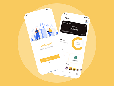 Finance App Redesign Mobile Ui app ui banking app figma finance app redesign finance design mobile app design mobile ui ui walllet