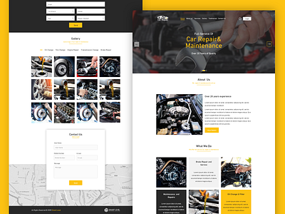 Car Repair adobe photoshop adobe xd animation design graphic design logo ui uiux web design